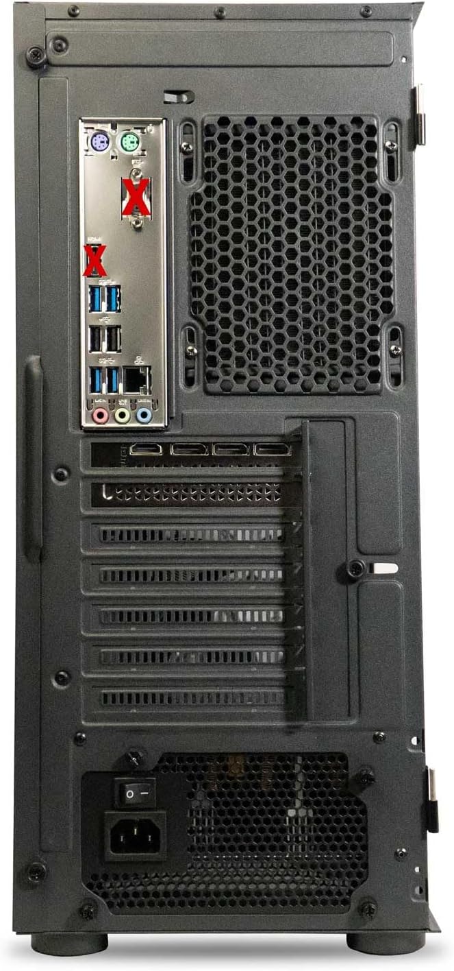 Left. ViprTech - ViprTech Rebel 4.0 Gaming PC - AMD Ryzen 7 (4.1Ghz Turbo), RTX 4060 8GB, 16GB DDR4, 1TB SSD, Computer, B - White.