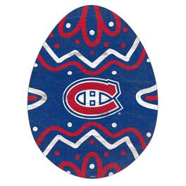 Fan Creations - Montreal Canadiens 12" Easter Egg Cutout Sign - Multicolor