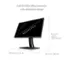 Full HD (1920x1080p) resolution with a borderless design in 23.8 inches. Height adjustable in 53.9 cm | 21.2 inches.