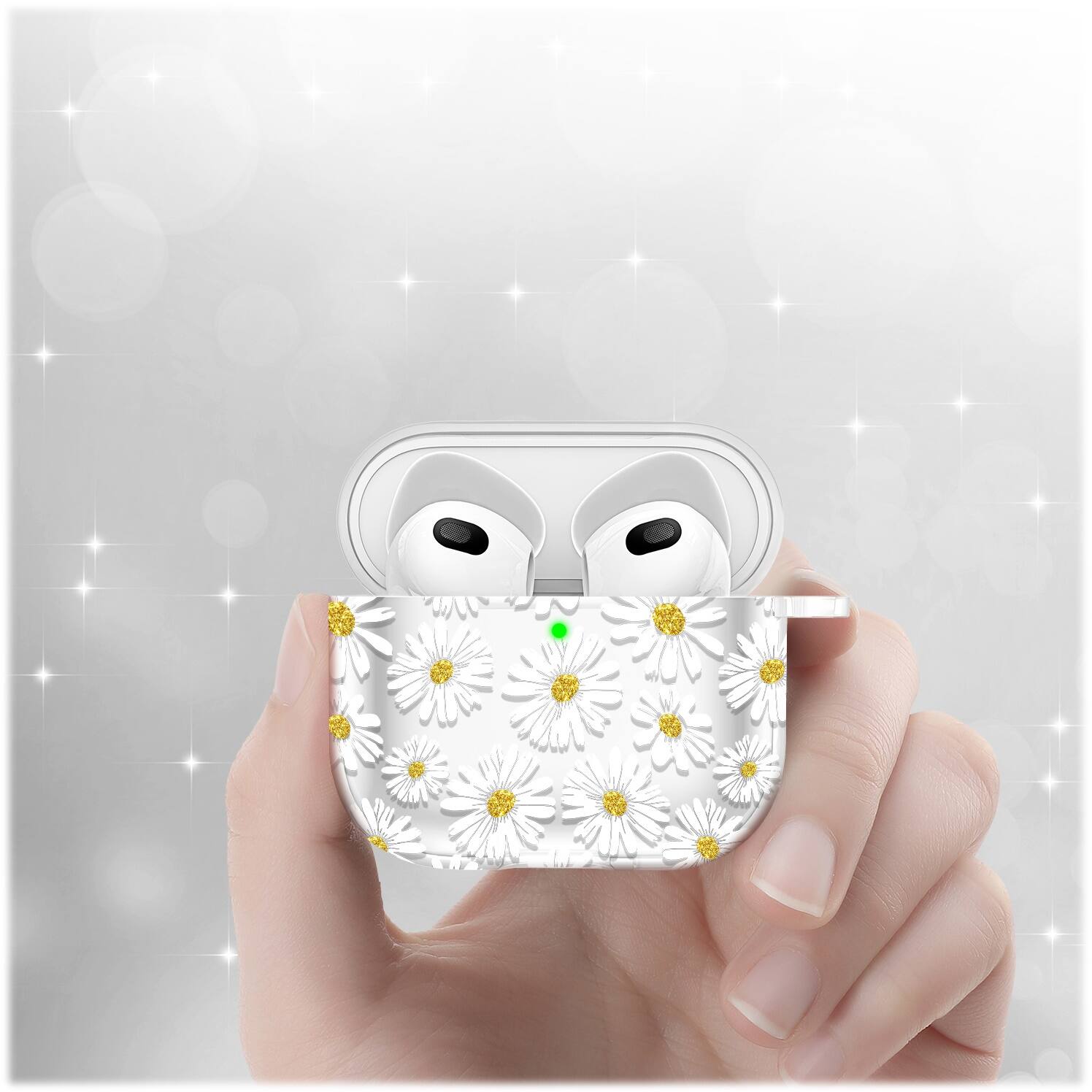 Alt View 14. SaharaCase - Empress Series Marble Case for Apple AirPods (3rd Generation) - Transparent.