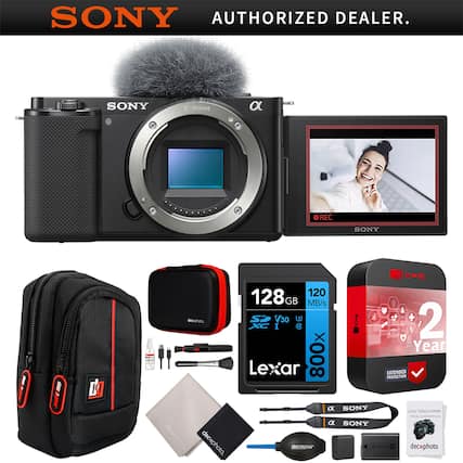 SONY AUTHORIZED DEALER.
SONY E-mount
128 GB 120 MB/s SP V30 CPE
Lexar 800x
CPS 2 Year EXTENDED PROTECTION
LENS TISSUE PAPER
decophoto