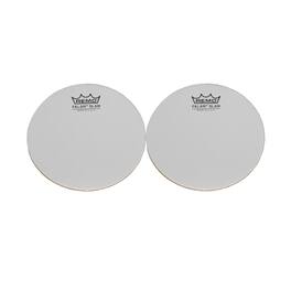 Remo - Falam Bass Drum Impact Patches 4" Diameter 2-Piece Pack with Self-Adhesive Kevlar Construction