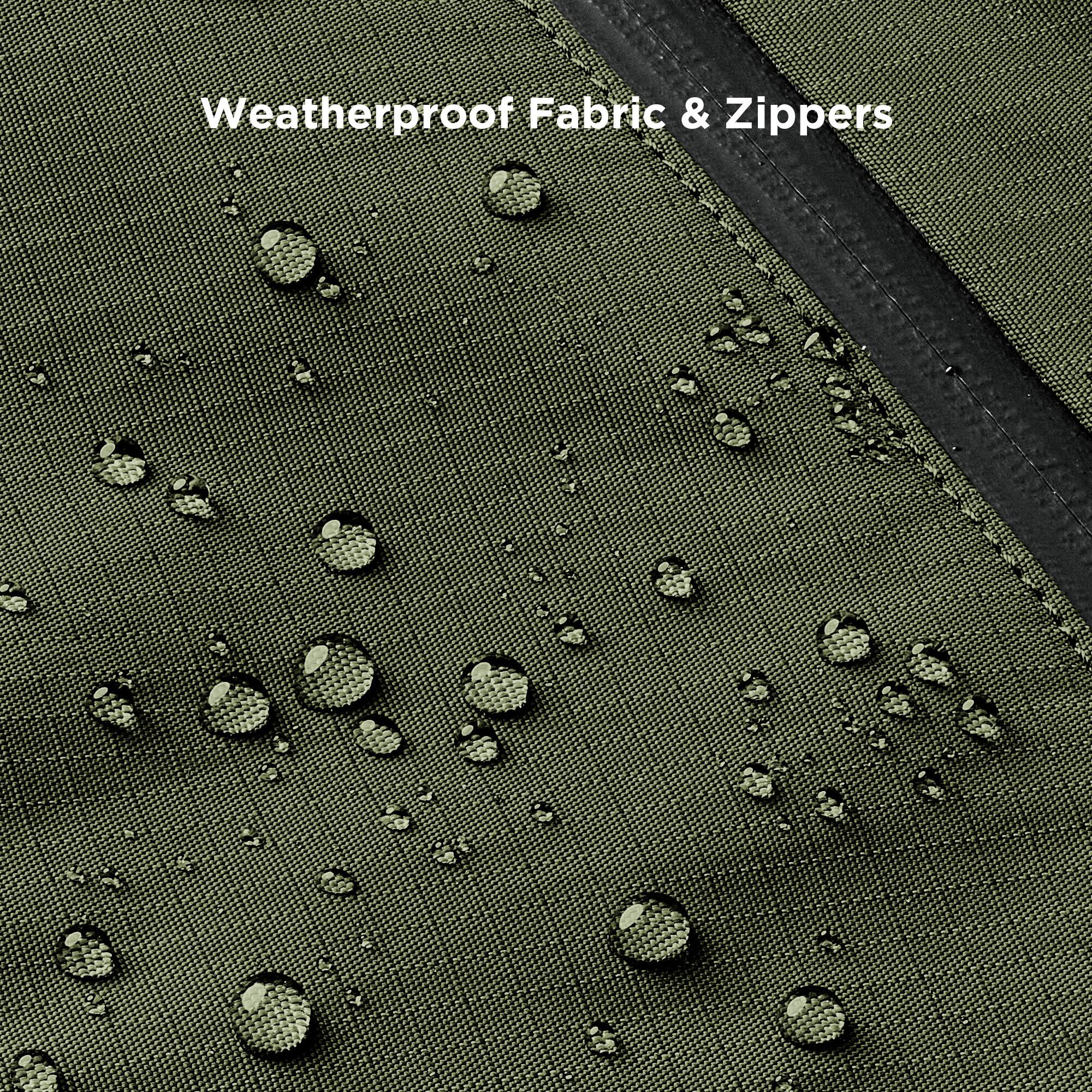 Weatherproof Fabric & Zippers