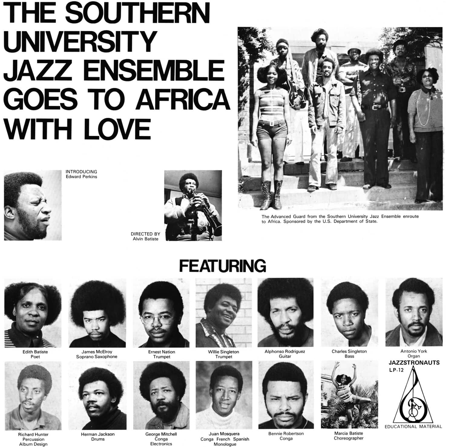 Southern University Jazz Ensemble - Goes To Africa With Love   - VINYL LP price history on PriceWatchPro