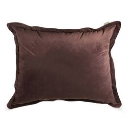Majestic Home - Floor Pillow Faux Suede Dark - Brown