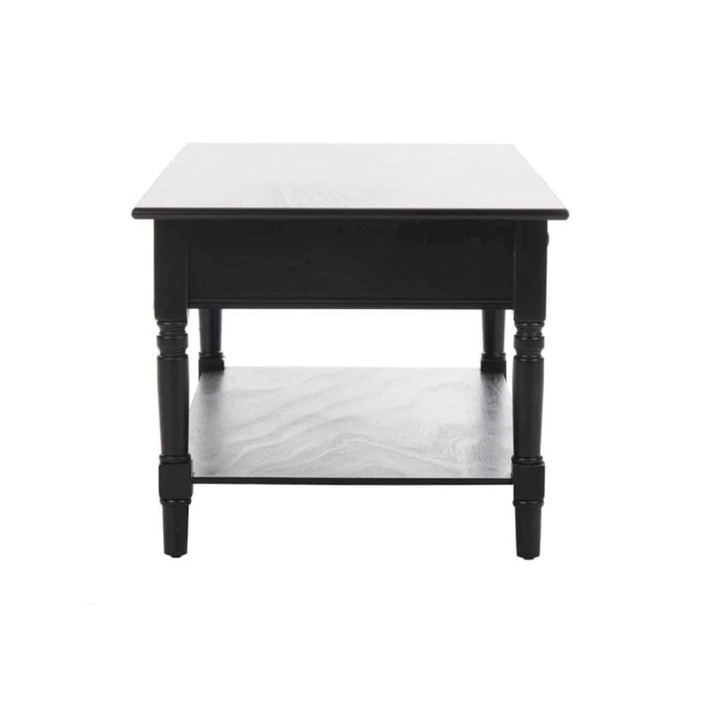 Safavieh - BORIS 2 DRAWER COFFEE TABLE, AMH5706B - Black