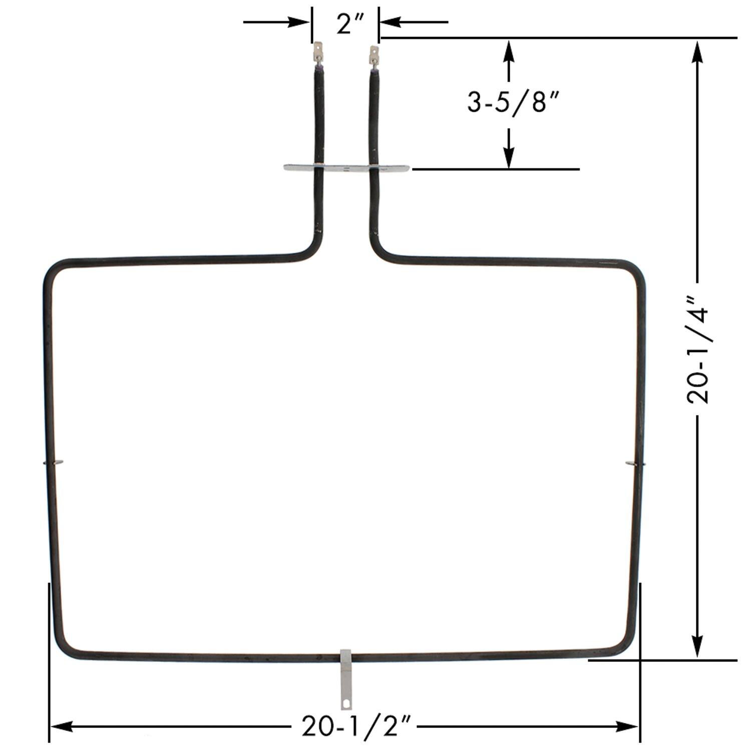 2"  
3-5/8"  
20-1/4"  
20-1/2"