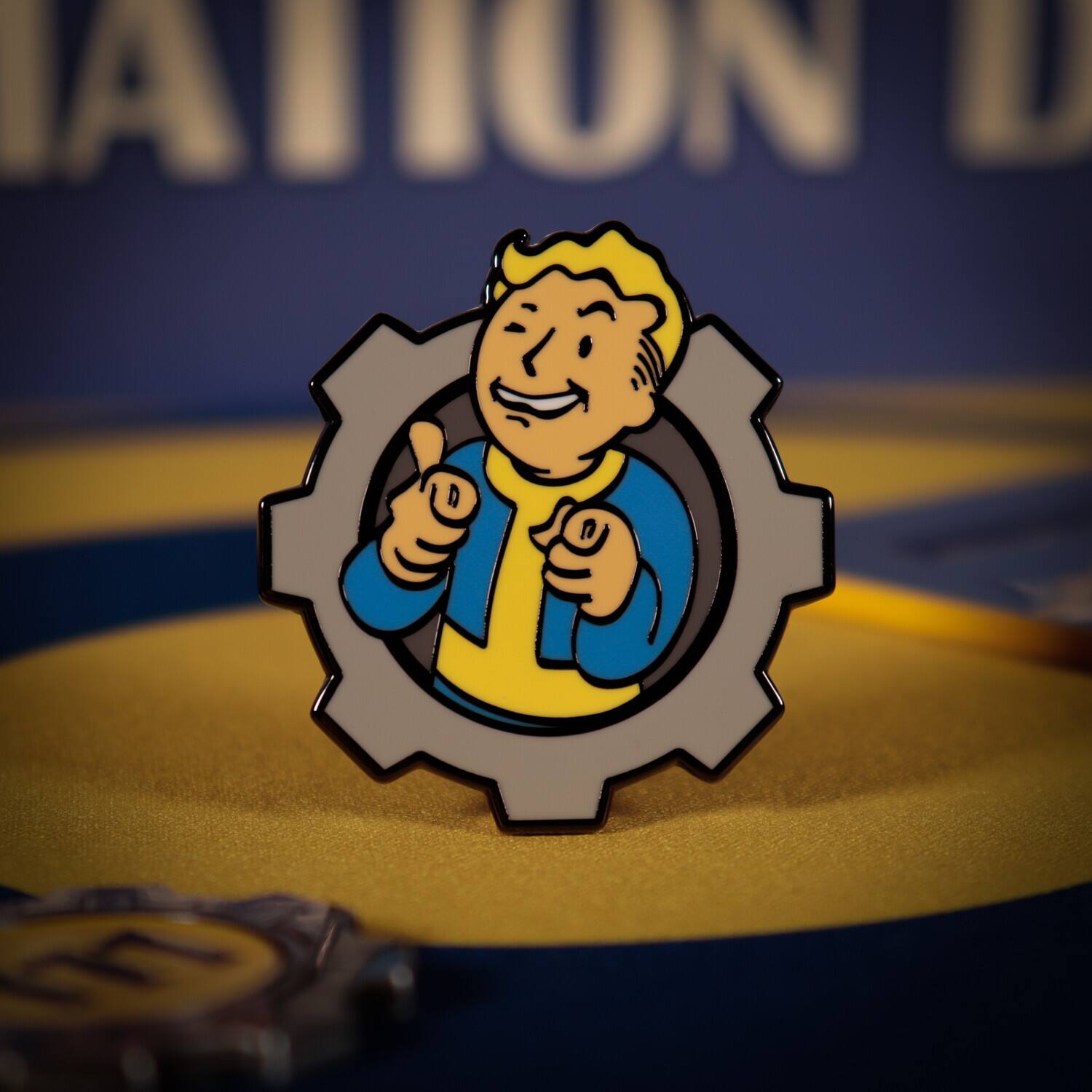 Alt View 3. PopMarket - Fallout - Limited Edition Pin Badge - Charisma Boy   - COLLECTIBLES - Multicolor.
