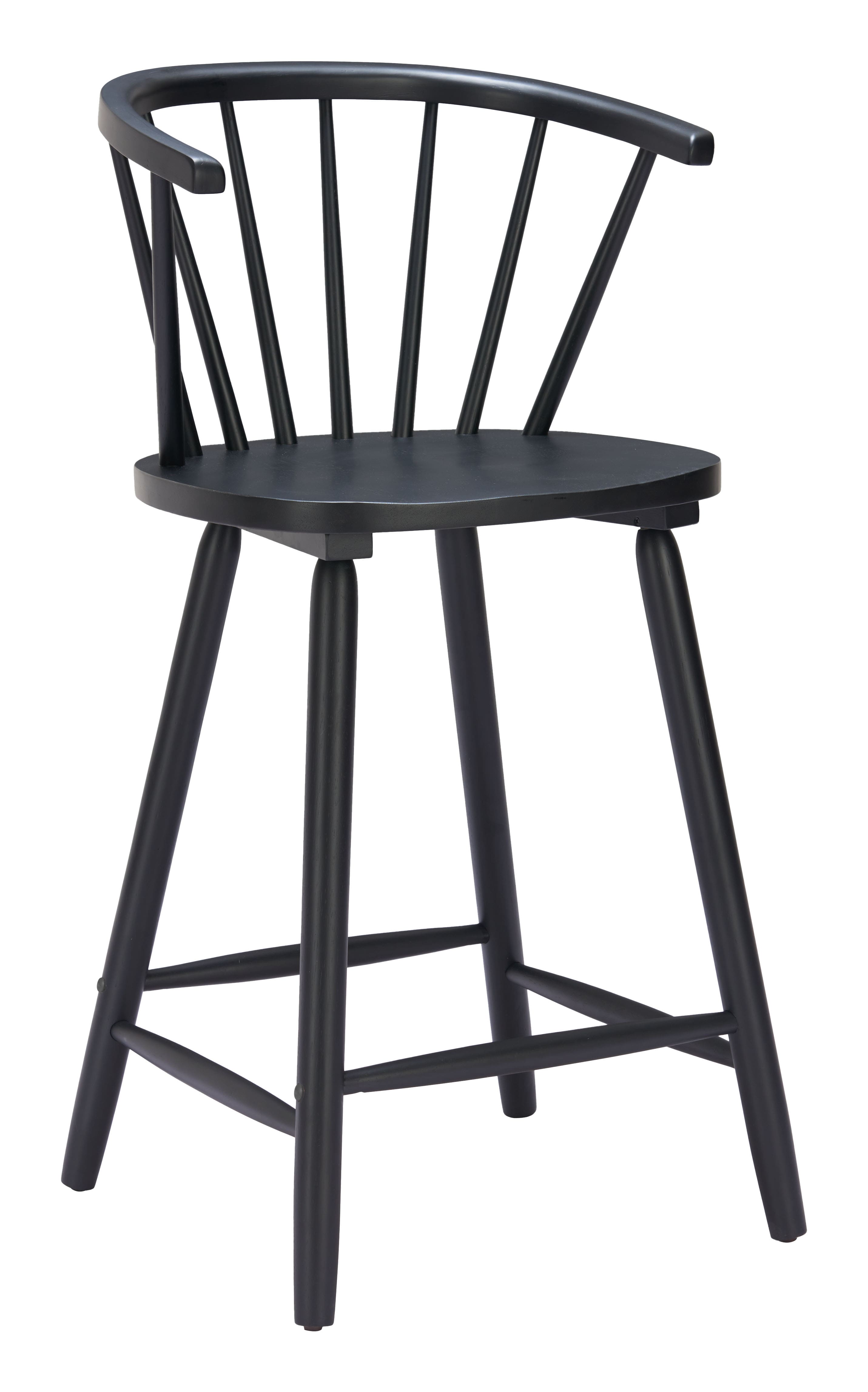 Hivvago - Stenger Counter Stool (Set of 2) - Black