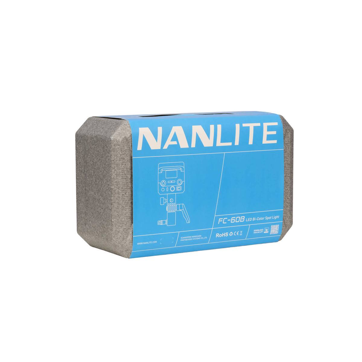 NANLITE - UTESARUTE.COM  
NULIT i - LEO Bi-Color Spot Light FC-60B  
RoHS O CE - CN