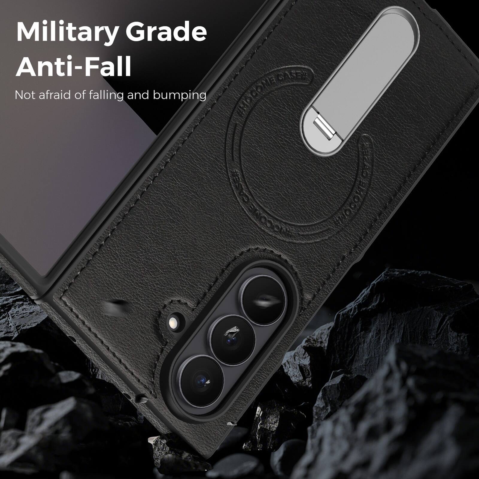 Military Grade Anti-Fall  
Not afraid of falling and bumping