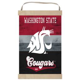 Jardine - Washington State Cougars Retro Logo Banner Sign - Red