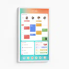 Cozyla - Digital 32" Calendar+2 4K - White