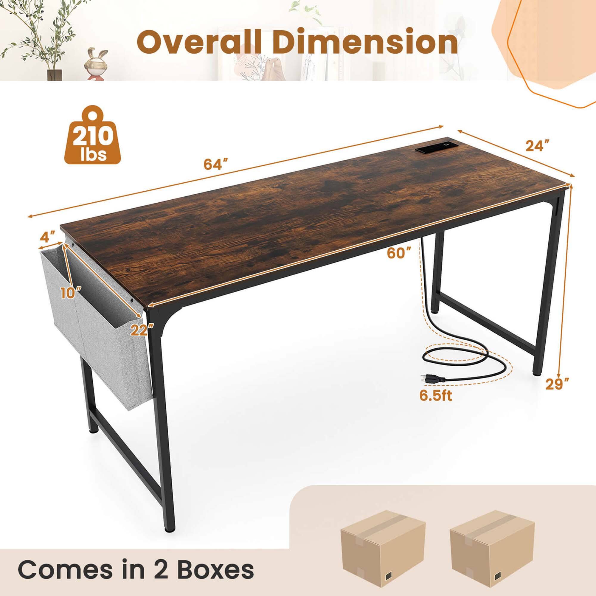 Overall Dimension

210 lbs

64" x 24" x 4" x 60" x 10" x 22" x 6.5ft x 29"

Comes in 2 Boxes