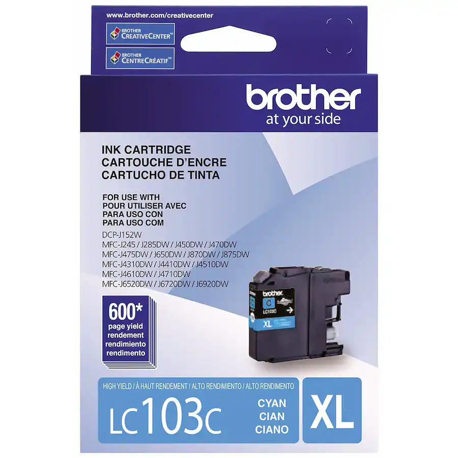 Brother LC103C High Yield Ink Cartridge (LC103CS) Cyan LC103CS - Best Buy