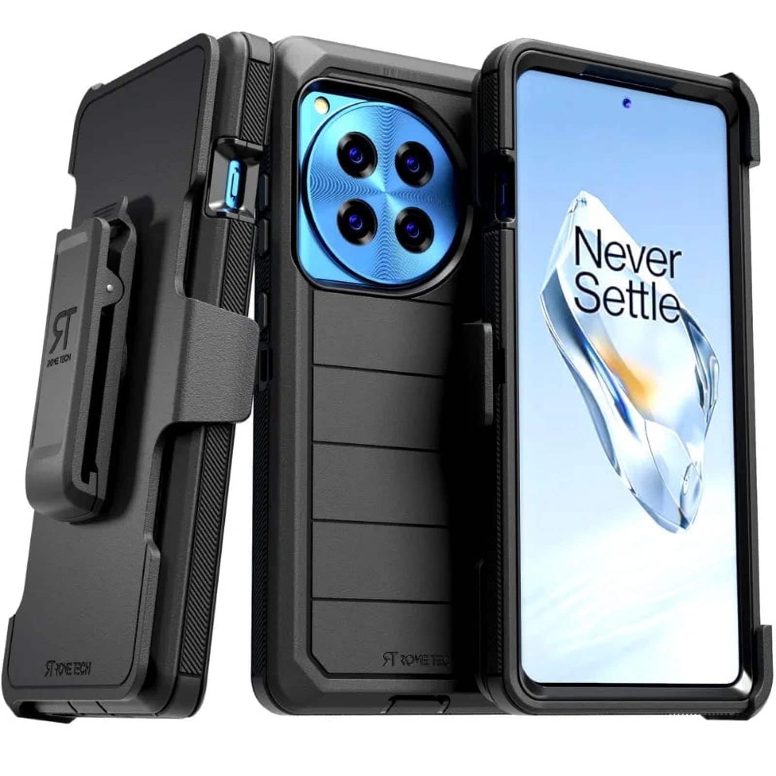 RomeTech - Defender Case for OnePlus 12R - Black