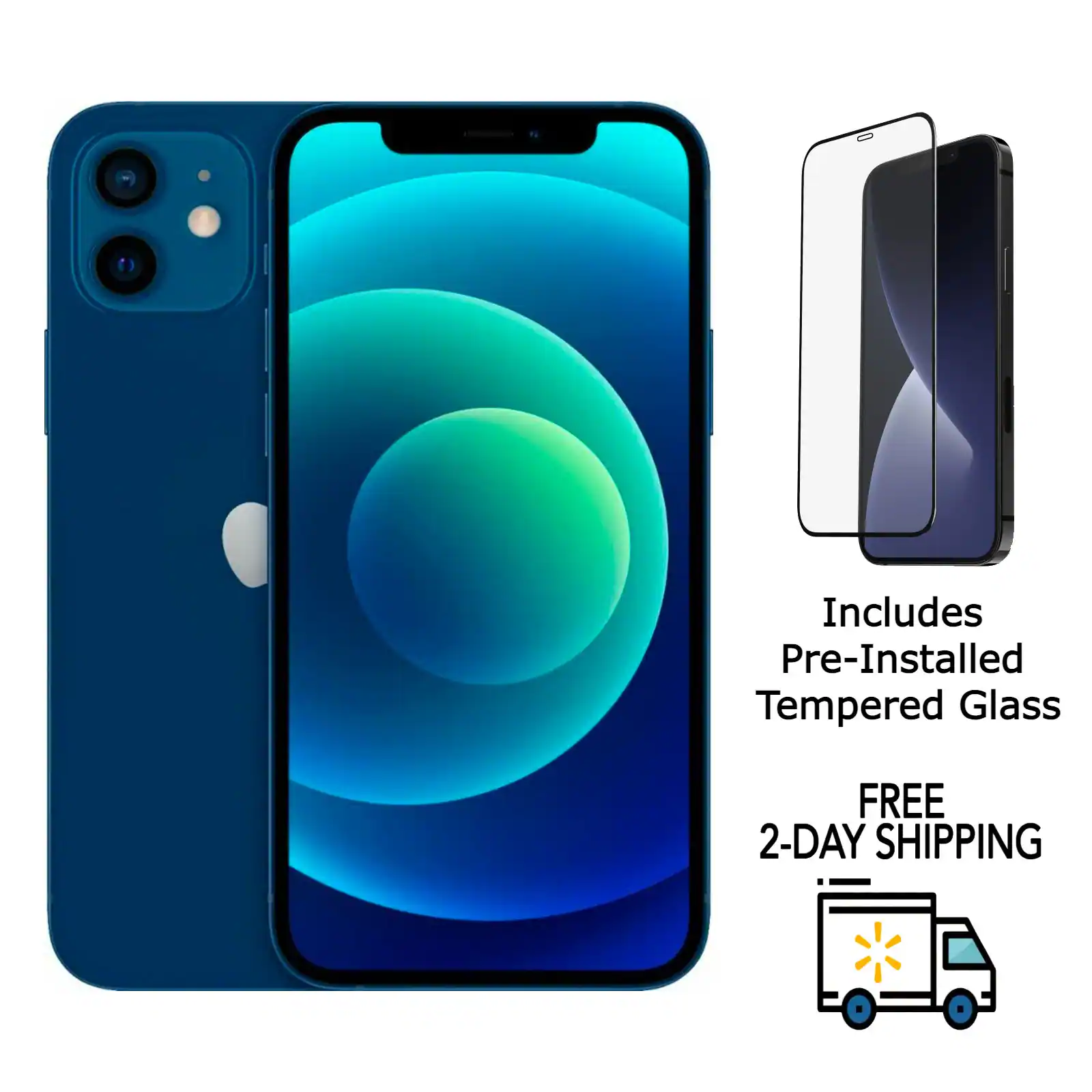 Includes Pre-Installed Tempered Glass  
FREE 2-DAY SHIPPING