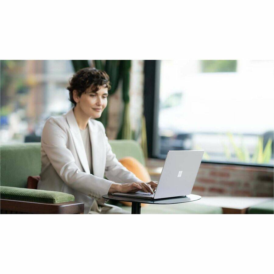 Alt View 7. Microsoft - Microsoft Surface Laptop 6 15" Touchscreen Notebook - Intel Core Ultra 5 135H - 8 GB - 256 GB SSD - English Keyboard - P - Platinum.