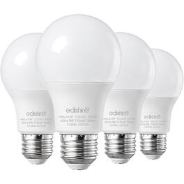Schertz - A19 LED Bulbs 60W Eq 5000K Daylight 760LM 9W Non-Dimmable E26 (4-Pack)