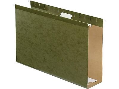 Alt View 2. Pendaflex - Reinforced Hanging File Folders, Extra Capacity, 5-Tab, Legal Size, Standard Green, 25/Box - Green.