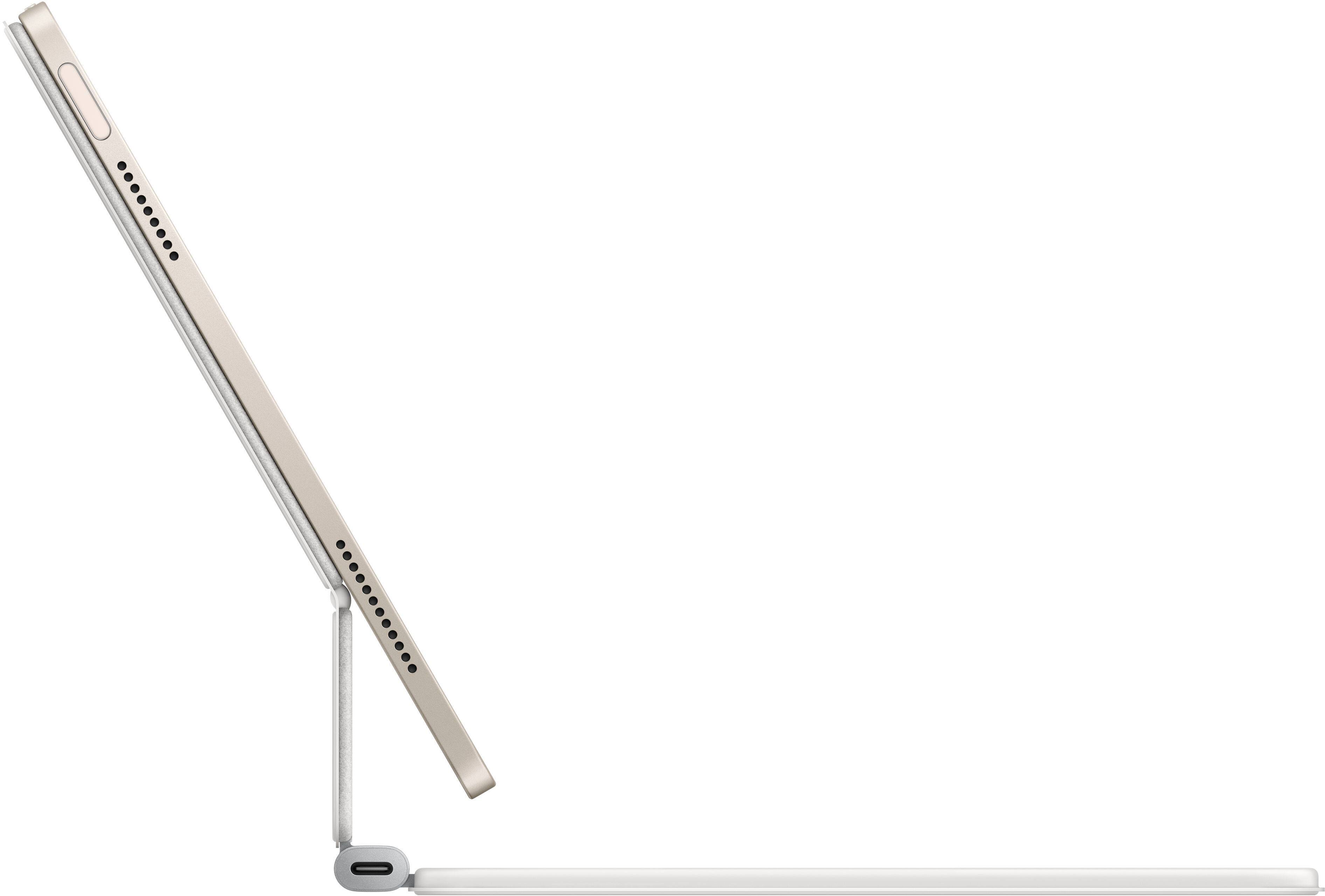 Alt View 2. Apple - Magic Keyboard for iPad Air 11-inch (M3) - White.