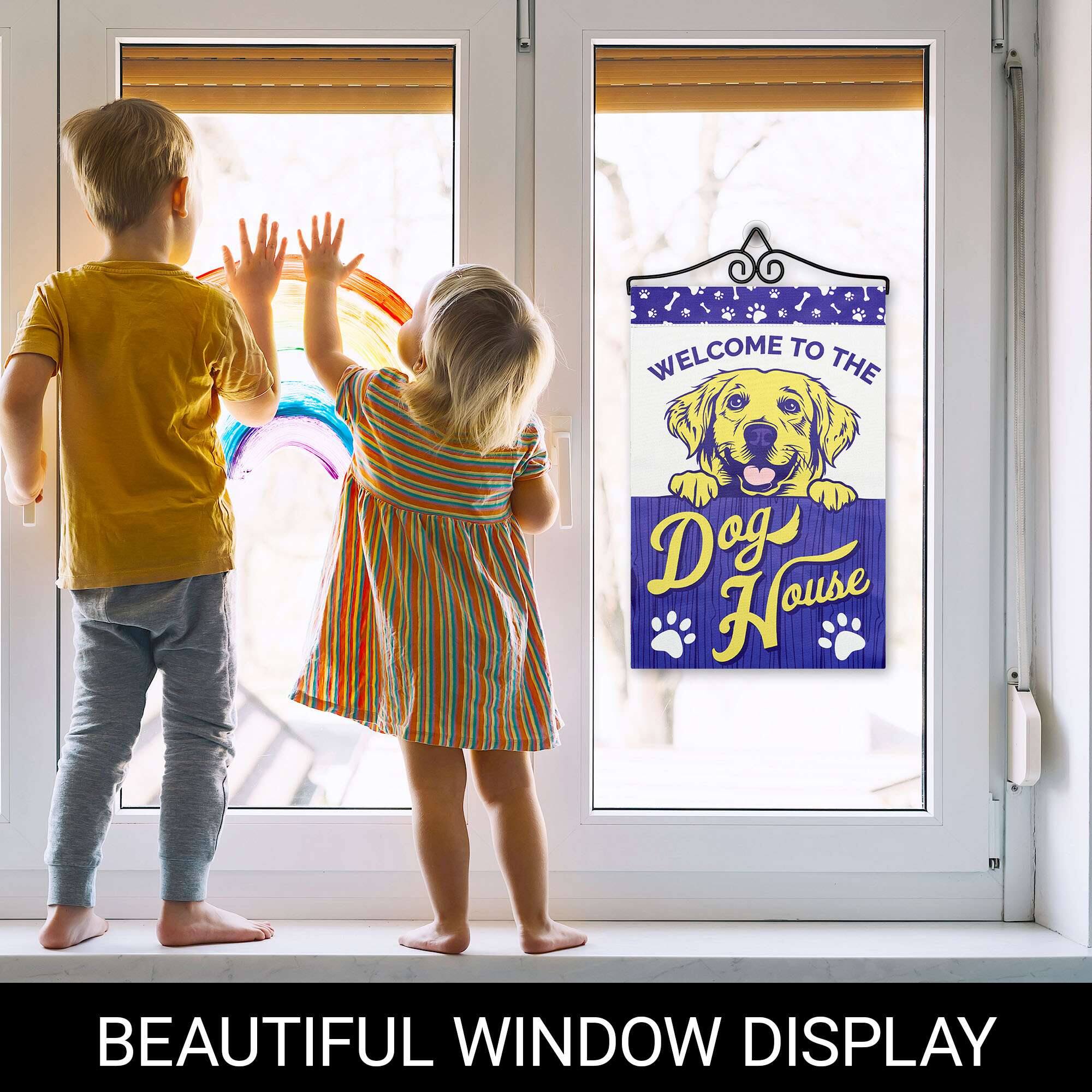 WELCOME TO THE Dog House  
BEAUTIFUL WINDOW DISPLAY