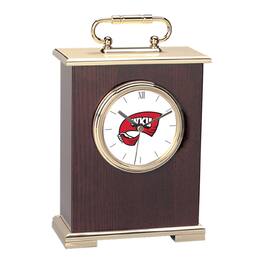 Jardine - Western Kentucky Hilltoppers Primary Team Logo Carriage Clock - Gold
