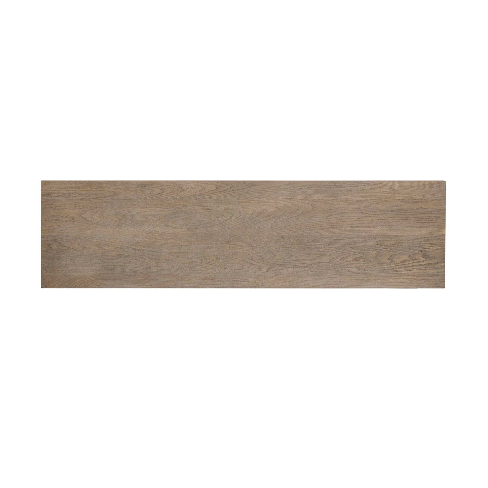 Alt View 4. Boyel Living - Modern Uniquely Designed Ash Wood Console Table - Brown.