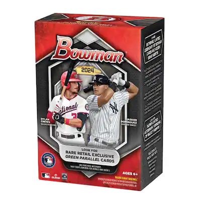 rare 2024 baseball cards Topps Series 2 Retail Value Box : Collectibles & Fine Art Each pack contains seven (7) Base Cards 2024 Bowman Baseball Blaster Box
