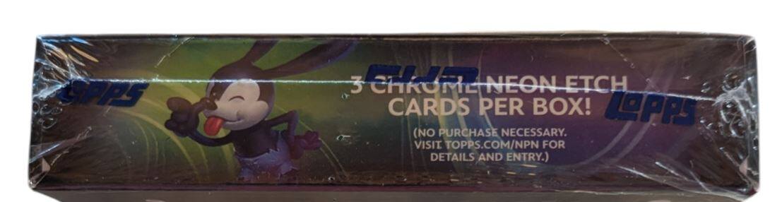 SPPS  
3 CHROME NEON ETCH CARDS PER BOX!  
LPPS  
(NO PURCHASE NECESSARY. VISIT TOPPS.COM/NPN FOR DETAILS AND ENTRY.)