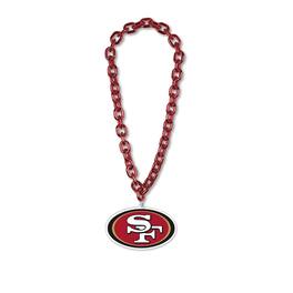 WinCraft - San Francisco 49ers Big Chain Logo Plastic Necklace - Multicolor