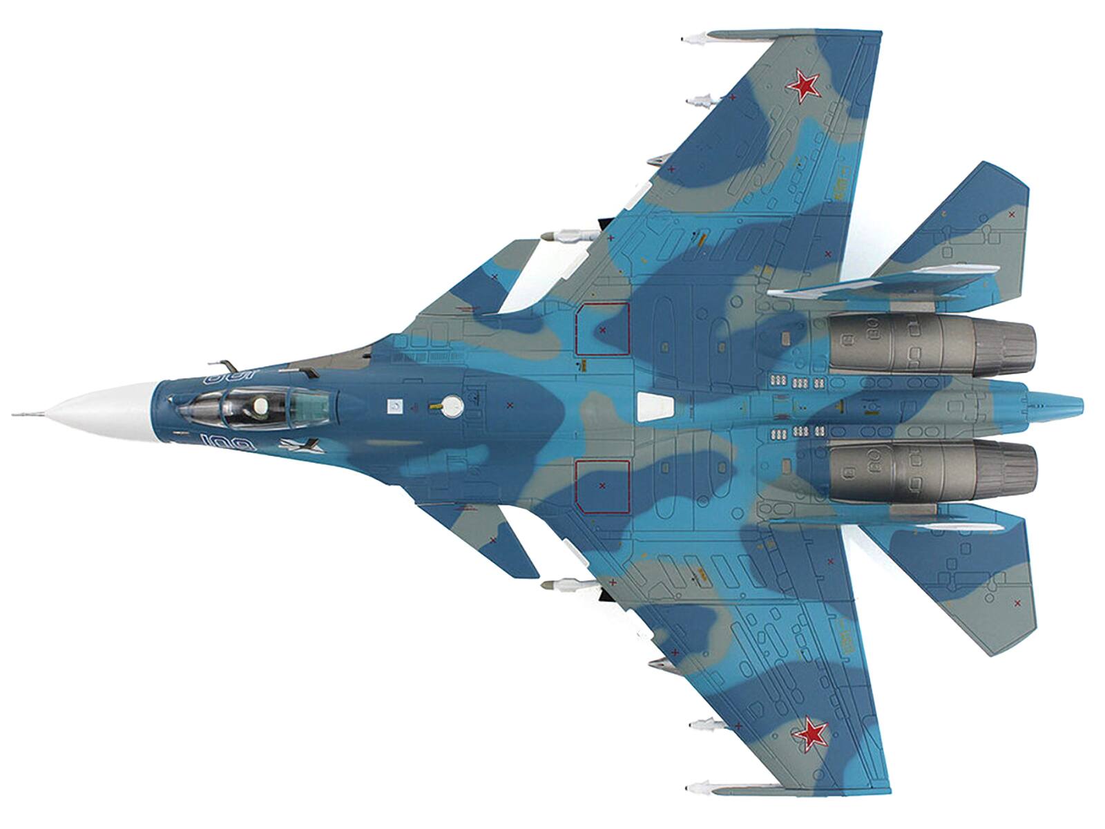 Back. Hobby Master - Sukhoi Su-27K Sea Flanker Aircraft Carrier Admiral Kuznetsov Mediterranean Sea 1996 Russian Navy Air Power 1/72 - Multicolor.