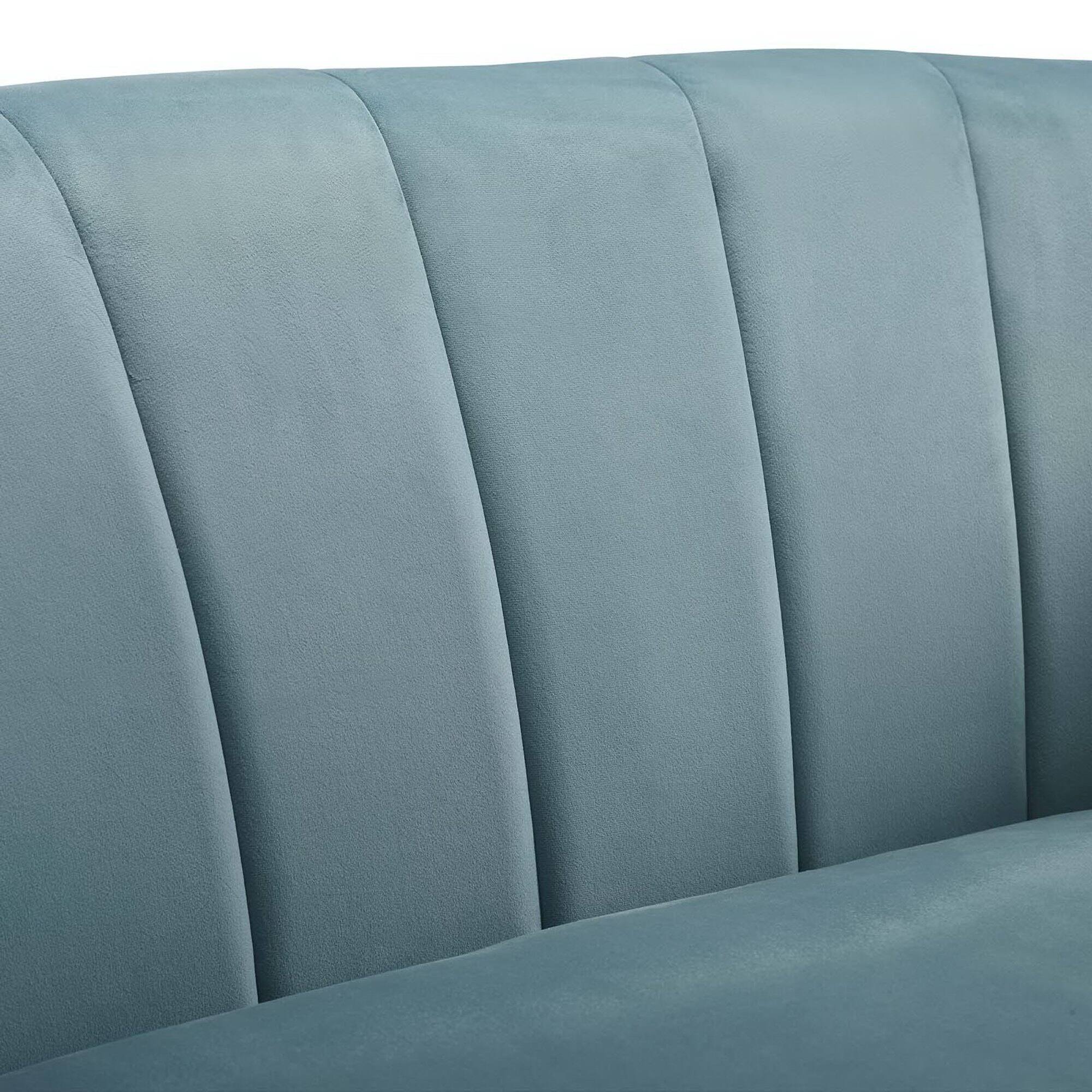 Alt View 1. Modway - Prospect Channel Tufted Performance Velvet Armchair by Modway - Blue.