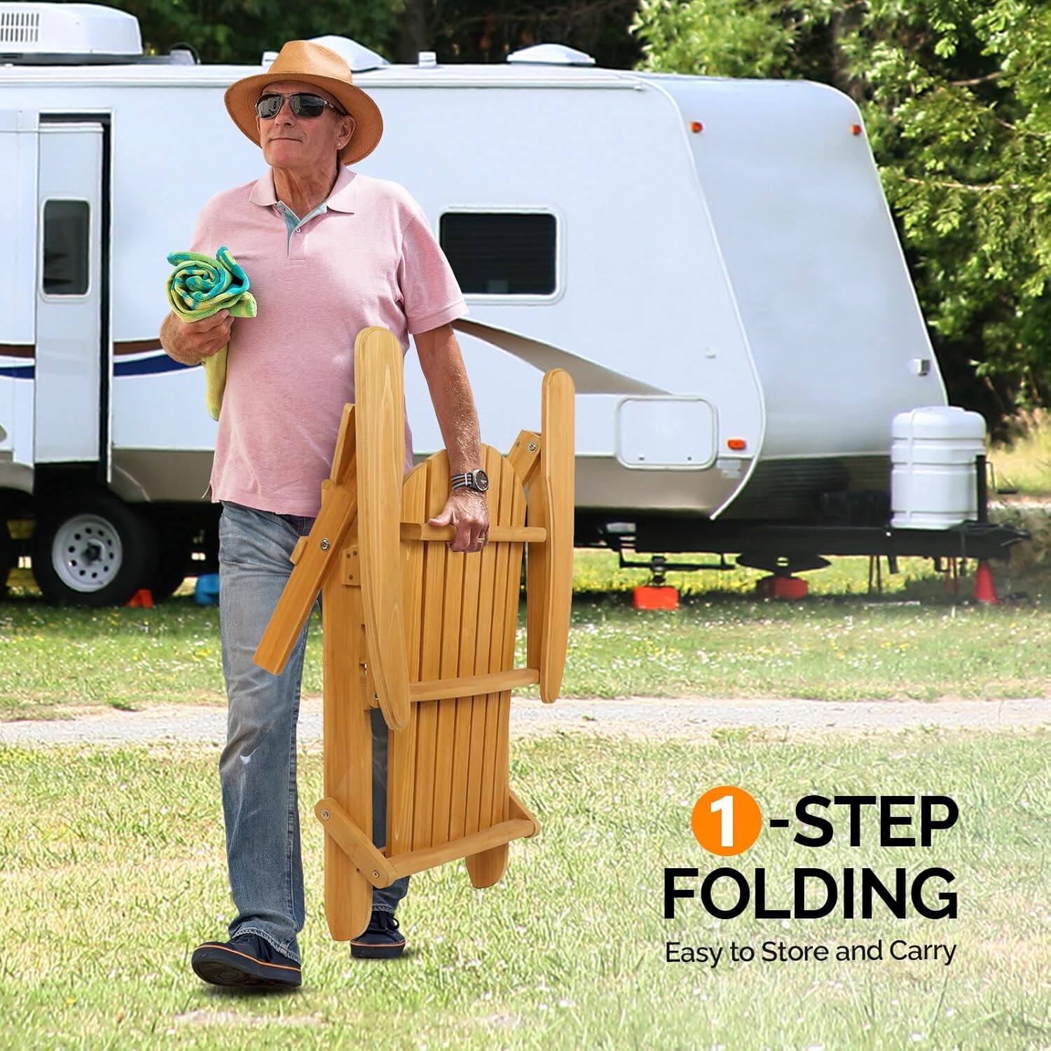 1-STEP FOLDING  
Easy to Store and Carry