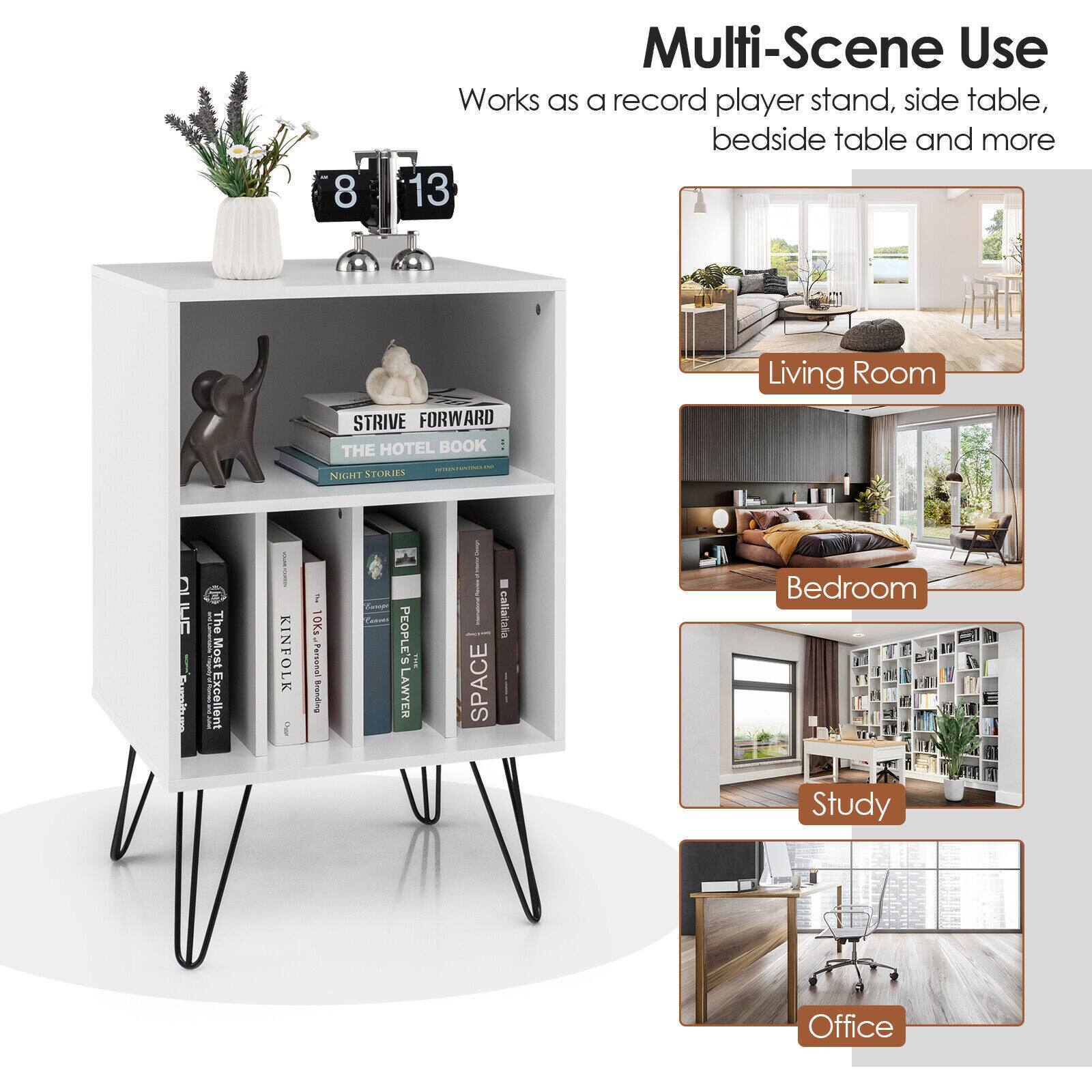 Multi-Scene Use: Works as a record player stand, side table, bedside table and more

Living Room
Bedroom
Study
Office

STRIVE FORWARD
THE HOTEL BOOK
NIGHT STORIES
The Most Excellent
KINFOLK
10Ks Personal Breathing
PEOPLE'S LAWYER
SPACE
callaitala