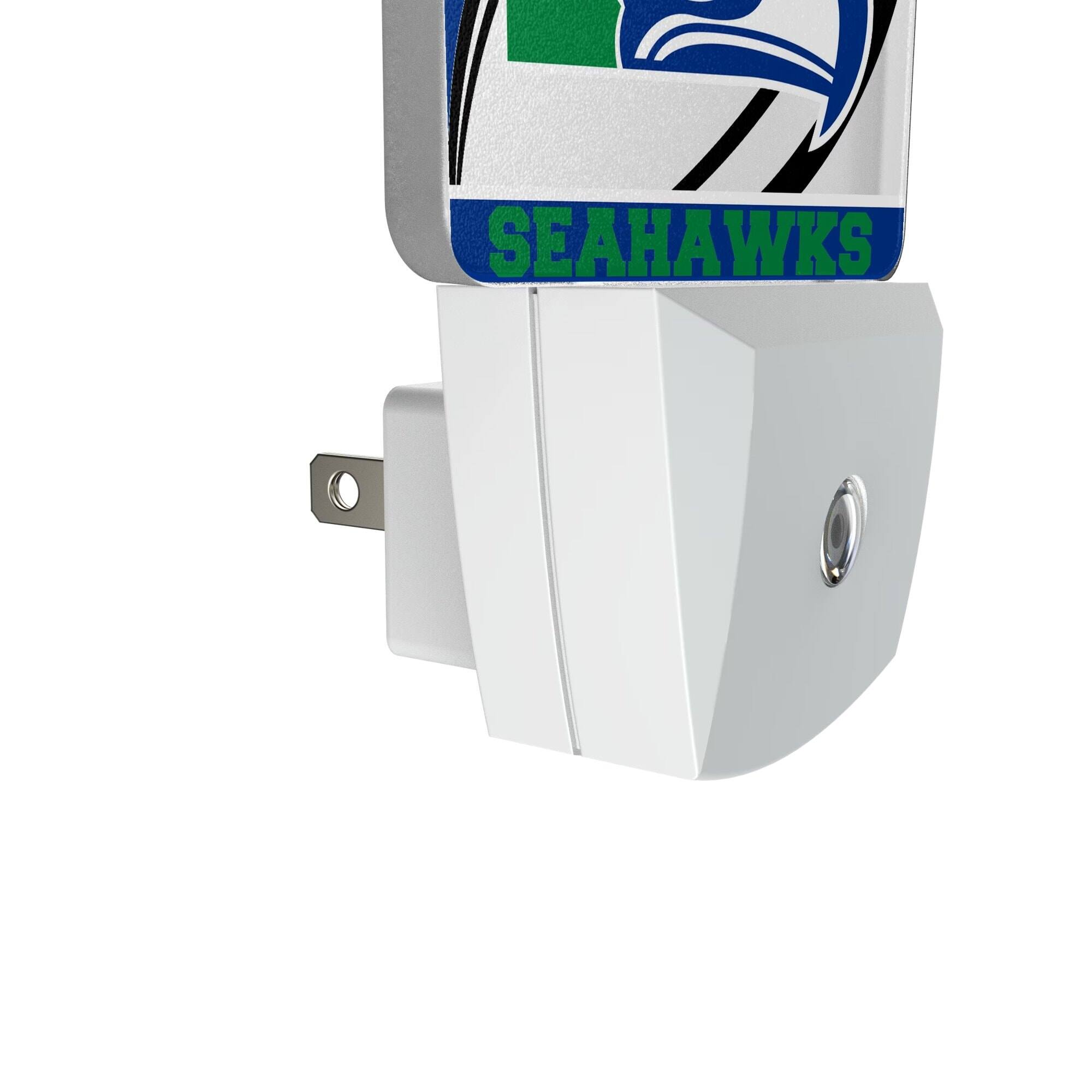 Alt View 2. Keyscaper - Seattle Seahawks Passtime Design Nightlight 2-Pack - Multicolor.
