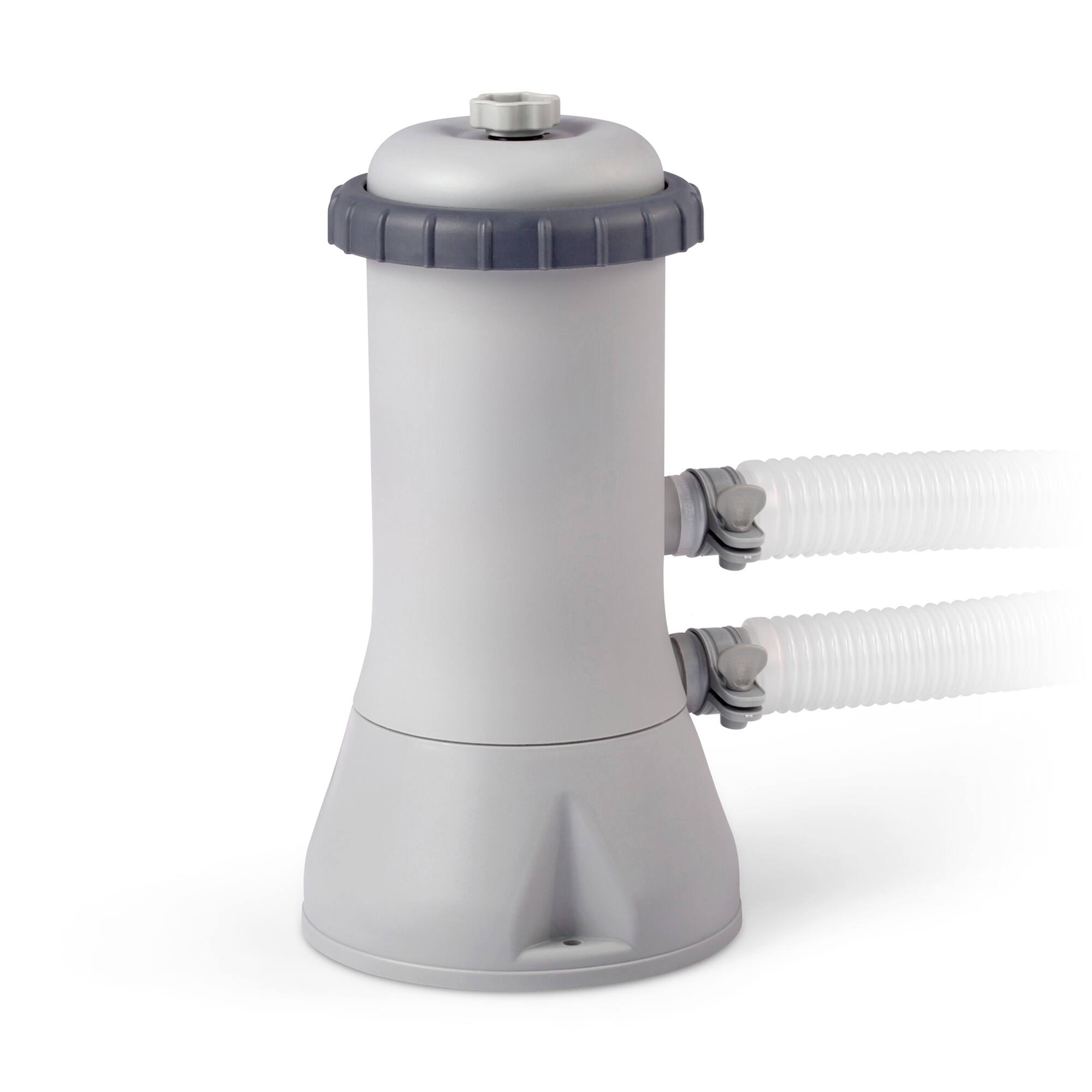 Angle. Intex - Easy Set 15 ft. x 42 in. Inflatable Outdoor Above Ground Swimming Pool w/ Pump - Navy and Gray.