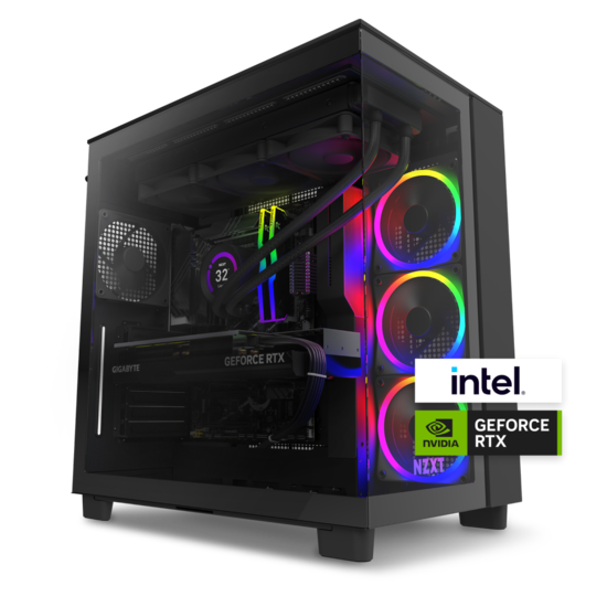 NZXT Player: Three Gaming Desktop Intel Core i9-14900KF 64 GB RAM