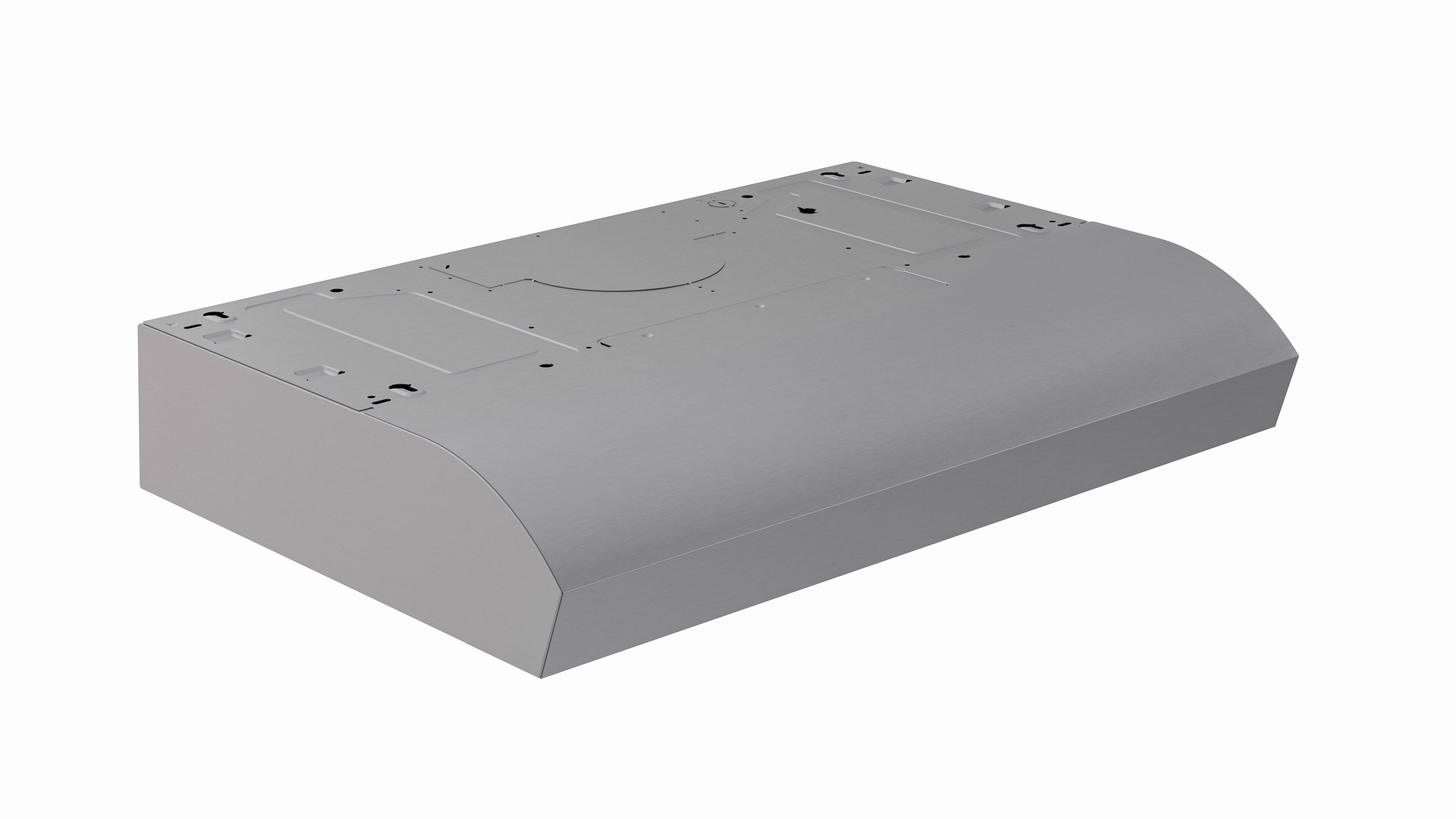 Alt View 4. Broan - Broan-NuTone 30-Inch Under Cabinet Range Hood, ENERGY STAR, 350 Max Blower CFM - Stainless Steel.