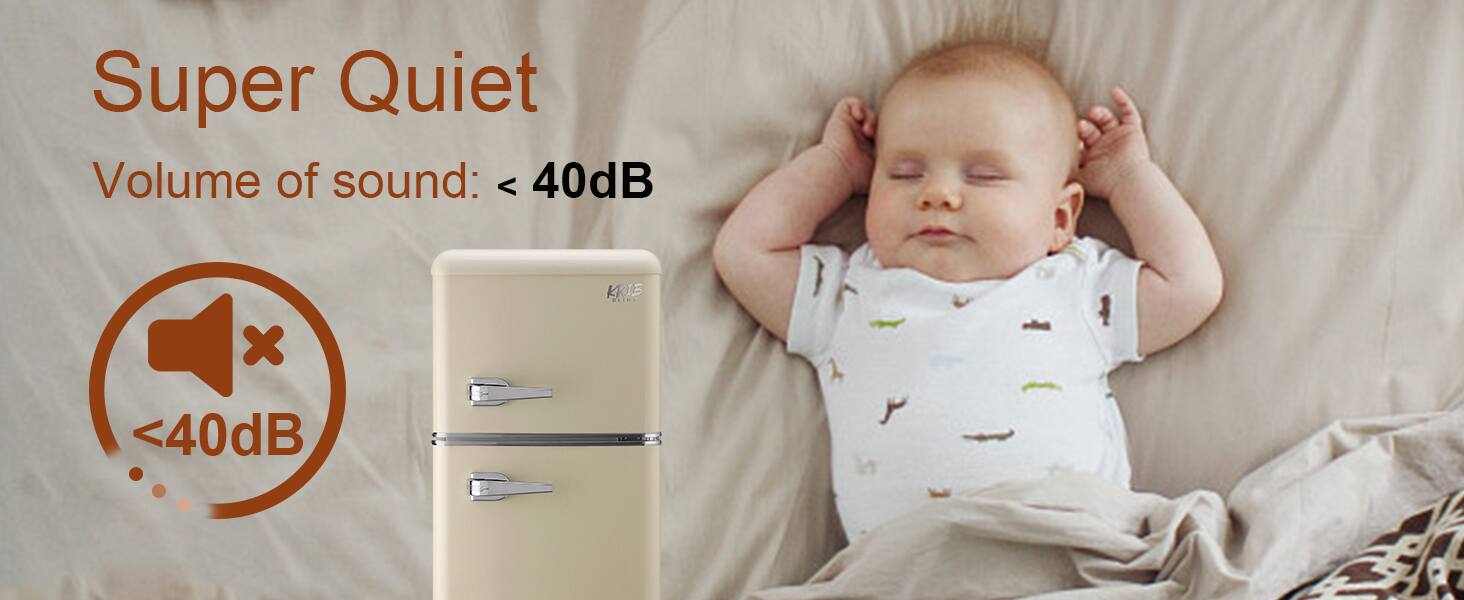 Super Quiet  
Volume of sound: < 40dB  

Super Quiet  
Volume of sound: < 40dB