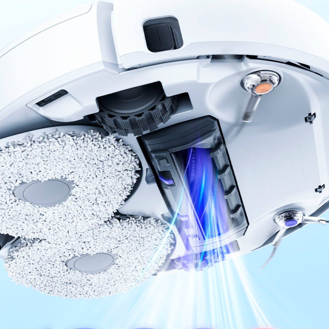 Back. Narwal - Narwal Freo Pro Bonus Pack Robot Vacuum, Extra Floor Cleaning Tablet, ZeroTangling Brush, Auto Mop Washing - White.