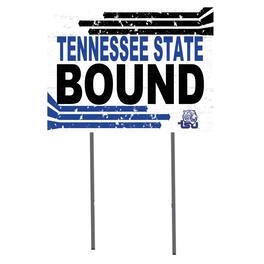 Jardine - Tennessee State Tigers 18" x 24" Team Yard Sign - White