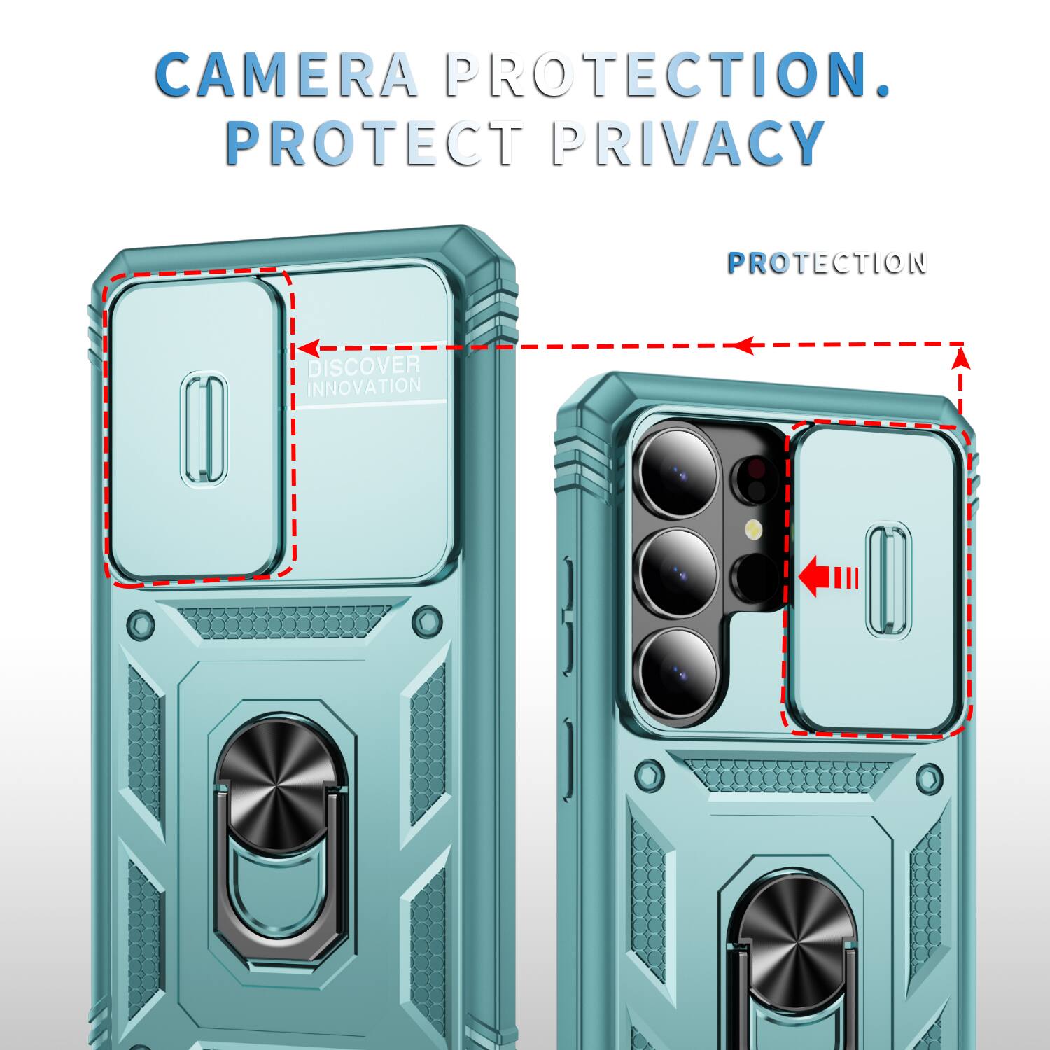 CAMERA PROTECTION.  
PROTECT PRIVACY  
PROTECTION  
DISCOVER INNOVATION