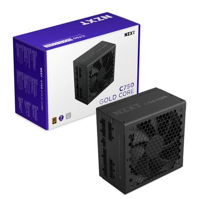 NZXT Gold Core 750W ATX 3.1 / PCIE 5.1 80 Plus Gold Cybenetics NZXT Gold Core 750W ATX 3.1 / PCIE 5.1 80 Plus Gold Cybenetics