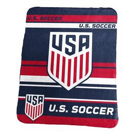 Logo Brands - USMNT 50'' x 60'' Classic Fleece Blanket - Navy