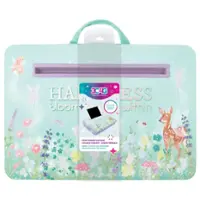 Make It Real - 3C4G Fairy Garden Portable Lap Desk in Green & Purple, Tweens, Girls & Kids  6+ - Front_Zoom