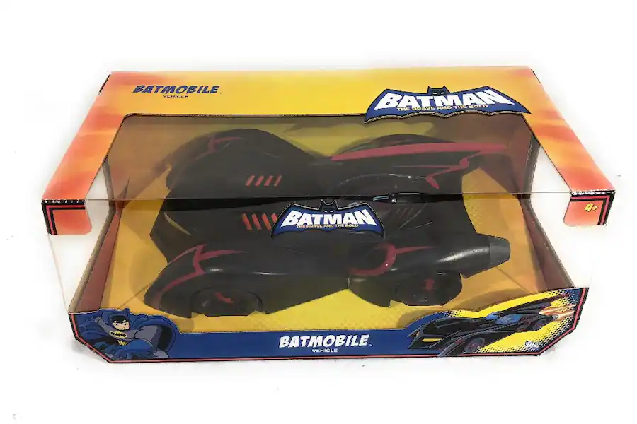 Mattel Batman: The Brave and The Bold Batmobile Vehicle Top Opens ...