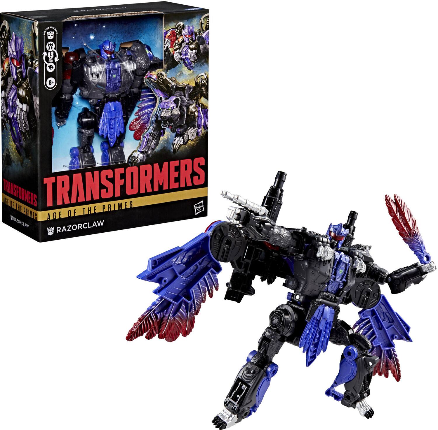Hasbro Collectibles - Transformers - Age of the Primes - Leader Class Razorclaw Action Figure - COLLECTIBLES