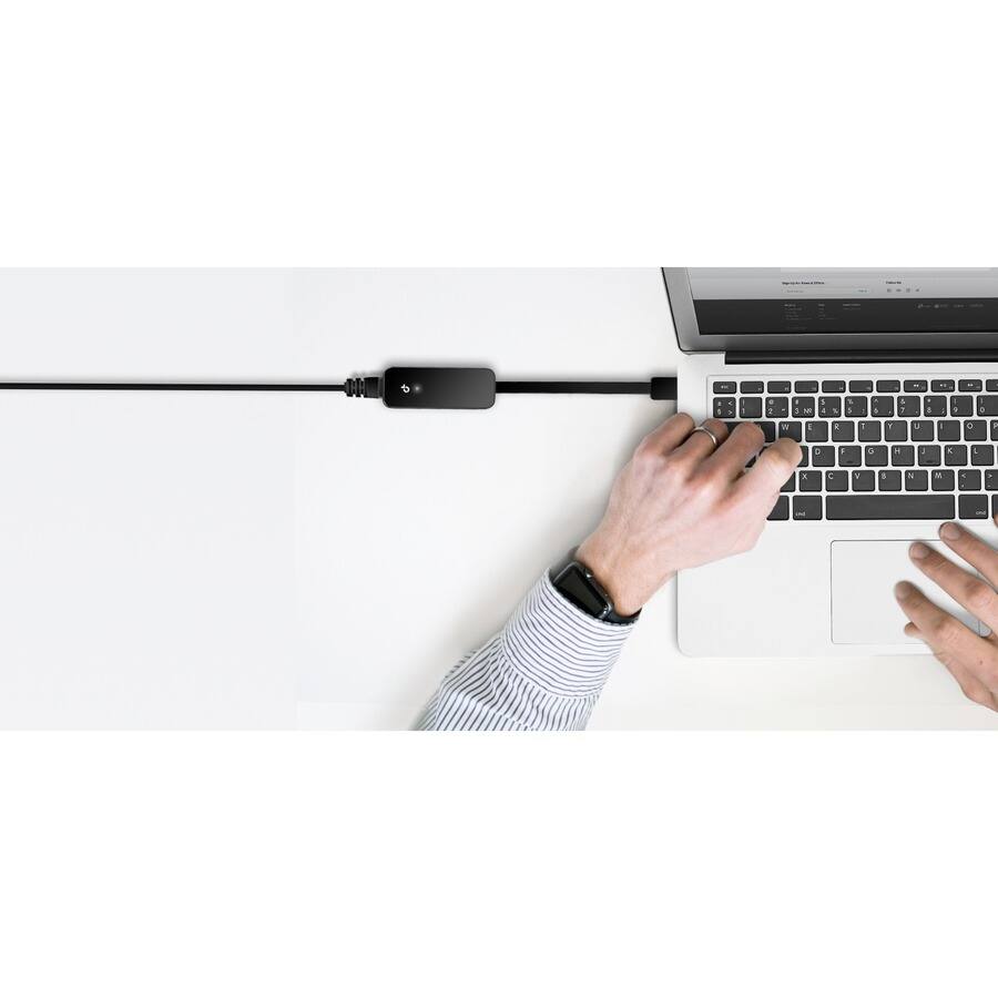 Alt View 8. TP-Link - TP-Link UE306 - Foldable USB 3.0 to Gigabit Ethernet LAN Network Adapter - Supports Nintendo Switch, Windows, Linux - Black.