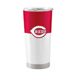 Logo Brands - Cincinnati Reds 20oz. Colorblock Stainless Tumbler - Multicolor